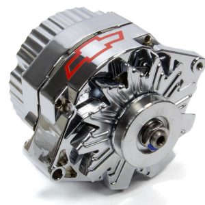 Bowtie Chrome 73-86 GM Alternator PFM141-656