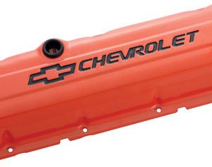 BBC Valve Covers Stamped Chevrolet and Bowtie PFM141-789