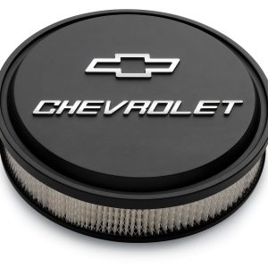 Slant Edge Bowtie Air Cleaner Black Crinkle PFM141-830