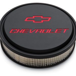 Slant Edge Bowtie Air Cleaner Black Crinkle PFM141-834