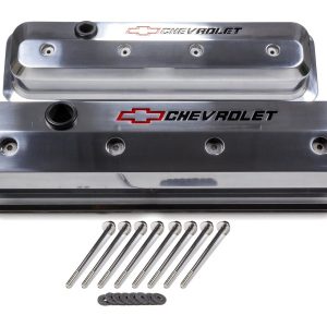 SBC Valve Cover Slant Edge Polished PFM141-843