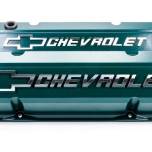SBC Slant Edge V/C's - Die Cast - Green PFM141-933