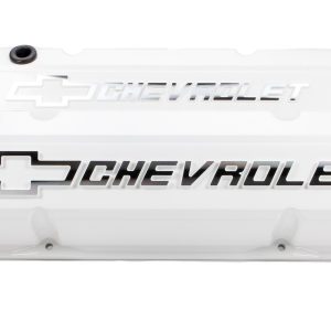 SBC Slant Edge V/C's - Die Cast - White PFM141-935