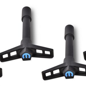 Mopar V/C Wing Nuts Blk Crinkle Blue Emblem PFM440-756