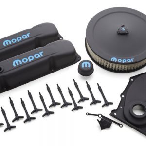 Engine Dress-Up Kit Blac k Crinkle w/Blue MOPAR PFM440-812