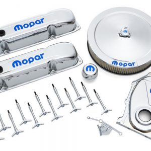 Engine Dress-Up Kit Chro me w/Blue MOPAR PFM440-814