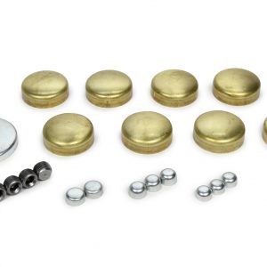 350 Chevy Freeze Plug Kit - Brass (Bag) PIOPE100BR