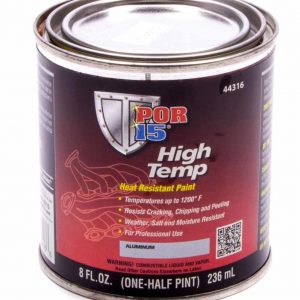 High  Temperture Paint Aluminum 8oz POR44316