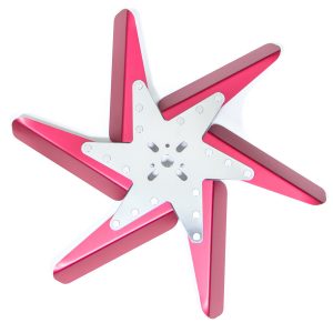 Flex Fan 17in Red Standard Rotation PRM93172