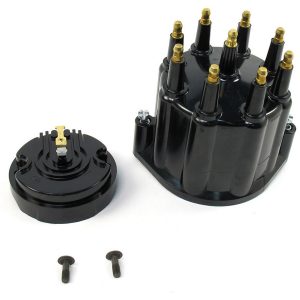 Dist. Cap & Rotor Kit - Black w/Male Tower PRTD600710