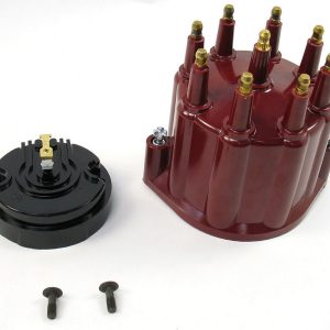 Dist. Cap & Rotor Kit - Red w/Male Tower PRTD600711