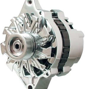 Chrome 140 Amp Small Delco Alternator PWM37803
