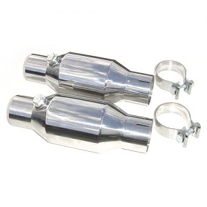 Catalytic Coverter kit Pair 2.5in Hi Flow PYPCVM10K