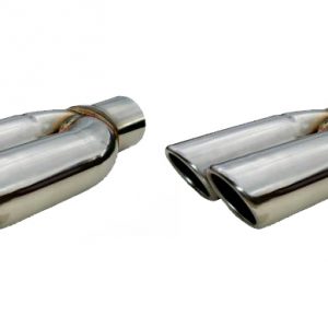 2.5in Splitter Tip w/Rol led Edge Pair Polished PYPEVT19S