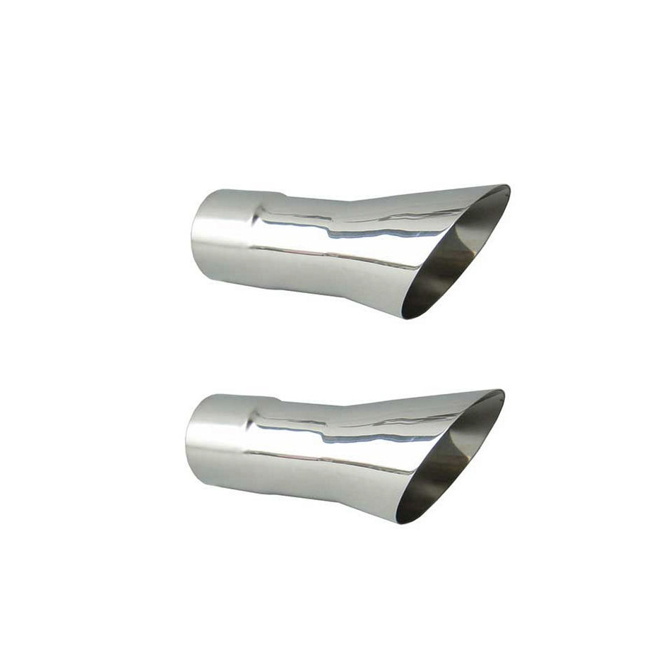 68-72 2.5in Olds 442 Trumpet Exhaust Tips PYPEVT34