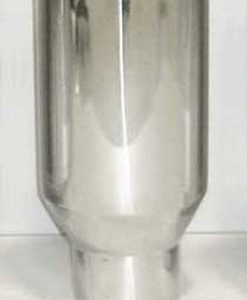 Exhaust Tip 5in x 8in x 18in Rolled Pol. Weld-on PYPEVT508