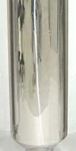 Exhaust Stack 5in x 10in 36in L Polished PYPEVT510-36