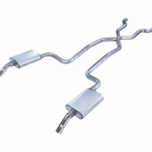 74-81 Corvette C3 Crossm ember Back Exhaust 2.5in PYPSCC10T