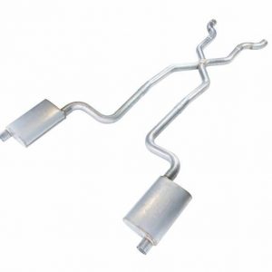 68-73 Corvette Crossmemb er Back Exhaust 2.5in PYPSCC12R