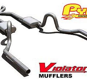 64-72 GM A-Body Cross member Back Exhaust Kit PYPSGA10V