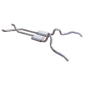 62-67 Nova 2.5in Exhaust System w/X-Pipe PYPSGN10S