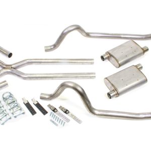 67-74 Mopar A-Body 2.5in V8 Exhaust System w/XPip PYPSMA10S