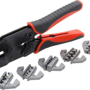 Ratcheting Wire Crimper with Dies QRP50-395