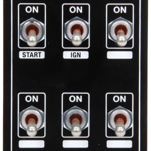 Ignition Panel Extreme 6 Switch Single Ignition QRP50-7631