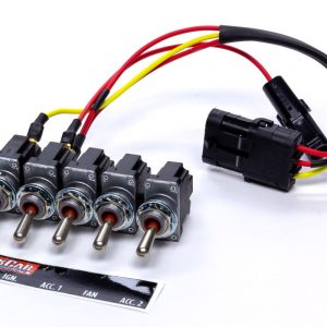 Ignition Panel 5 Switch Single Box QRP50-7739