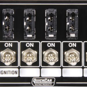 Ignition Panel Black Fused w/Start Button QRP50-863