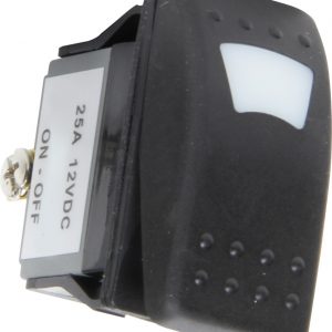 Rocker Switch Lighted On /Off Blue QRP52-602