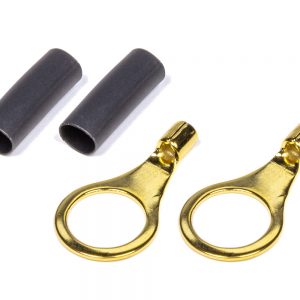 Ring Terminal 3/8 14-16 GA. Pair w/ Heat shrink QRP57-473