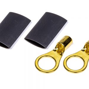 Ring Terminal 3/8 8-10 GA. Pair w/Heat Shrink QRP57-474
