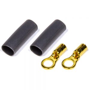 Ring Terminal #6 16-22 GA. Pair w/Heat Shrink QRP57-476