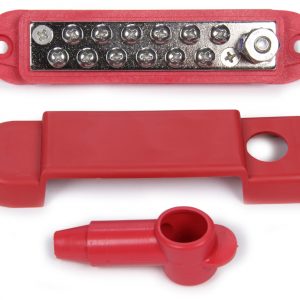Red Terminal Buss Bar w/Covers QRP57-8012