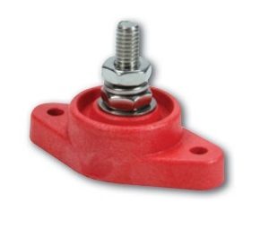 Power Distribution Block Red Single Post QRP57-807