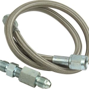 Gauge Line Kit- 12in Ste el Braided Line and fitt QRP61-71012