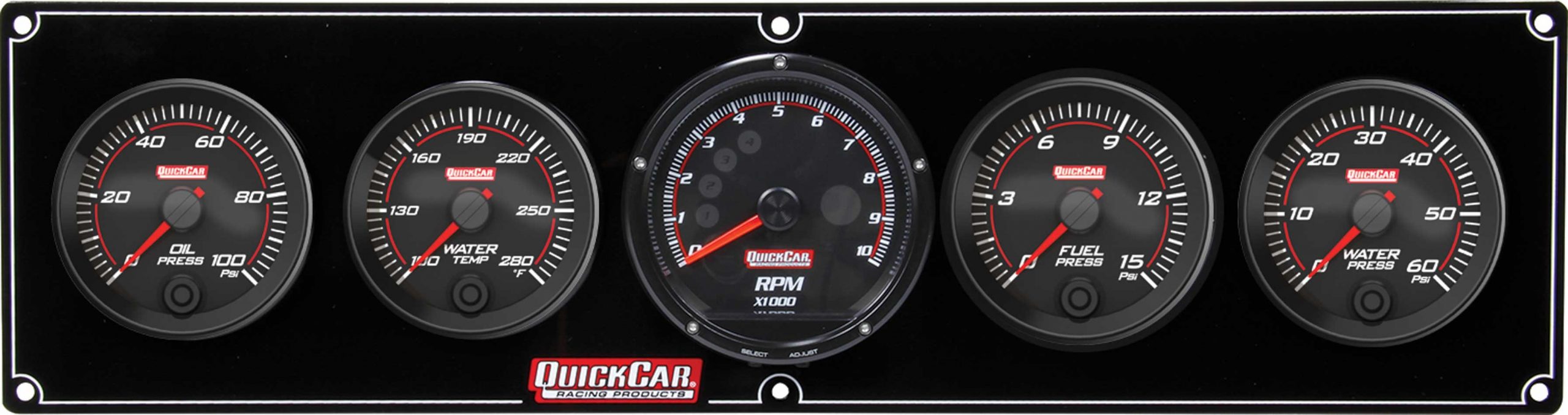 Redline 4-1 Gauge Panel OP/WT/FP/WP w/Recall Tac QRP69-4056