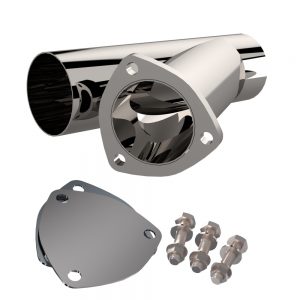 3.00 Inch Stainless Stee l Exhaust Cutout QTP10300