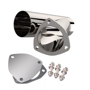 3.50 Inch Stainless Stee l Exhaust Cutout QTP10350