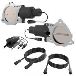 Dual 3.5in Electric Exha ust Cutout Valves QTPQTEC70