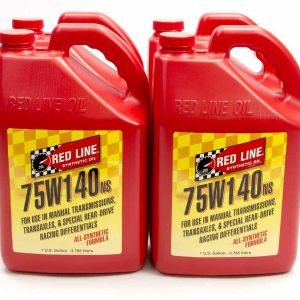 75W140NS GL-5 Gear Oil Case 4x1 Gallon RED57125