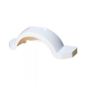 Plastic Fender 14in Tire Size White w/S w/UPC REE508574