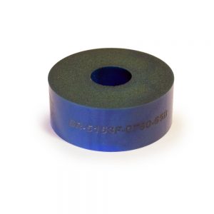 Bump Rubber .750in Thick 2in OD x .50in ID Blue RESRE-BR-5150F-0750-65B