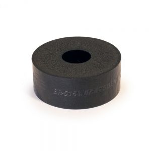 Bump Rubber .750in Thick 2in OD x .50in ID Black RESRE-BR-5150F-0750-75B