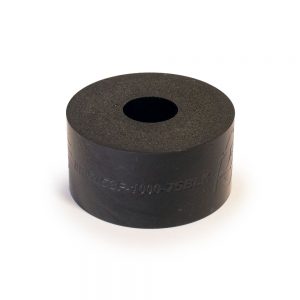 Bump Rubber 1.00in Thick 2in OD x .50in ID Black RESRE-BR-5150F-1000-75B
