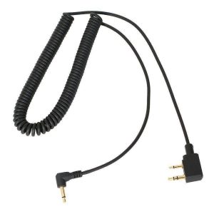 Cord Coiled Headset to Radio Rugged Kentwood RGRCC-KEN-LSO