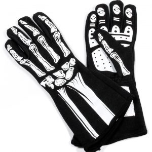 Double Layer White Skeleton Gloves Small RJS600090168