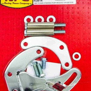 SBC Saginaw Power Steer Bracket Swp Chrome RPCR3814