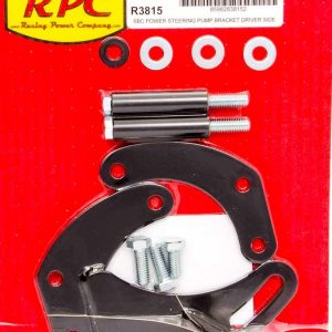 SBC Saginaw Power Steer Bracket Swp Black RPCR3815